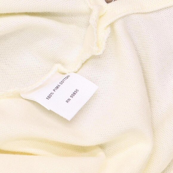 NWT Port Authority Country Meadows Retirement K448 Polo Shirt Cream Off White L - Picture 4 of 5